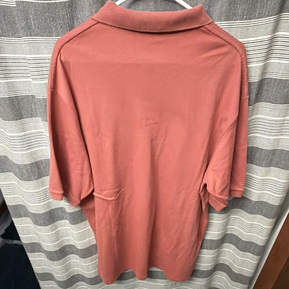 Vintage Polo Ralph Lauren Men’s XL Pink Polo Shirt Made USA 100% Cotton